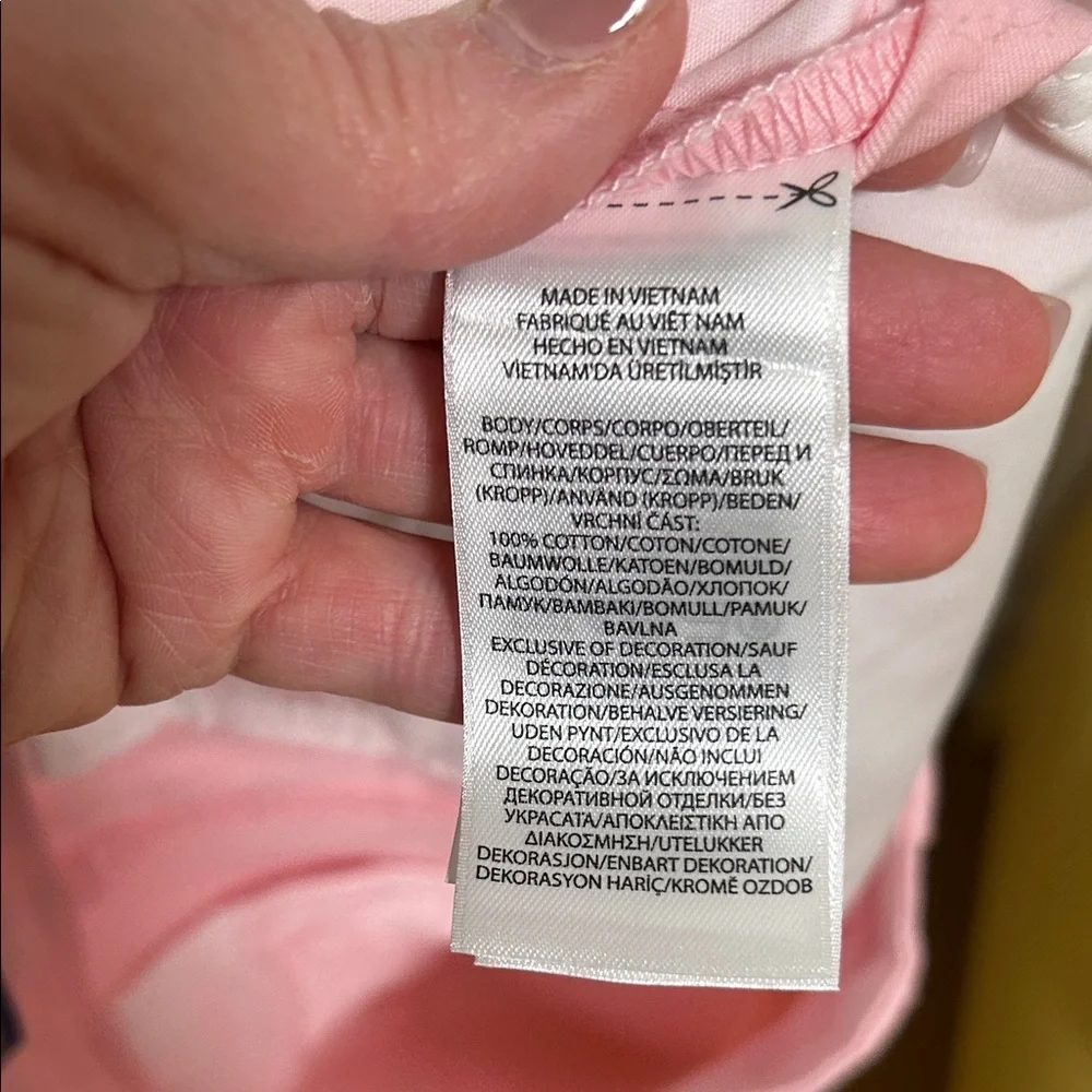 Polo by Ralph Lauren Light Pink Preppy Cotton Shorts NWOT 0
